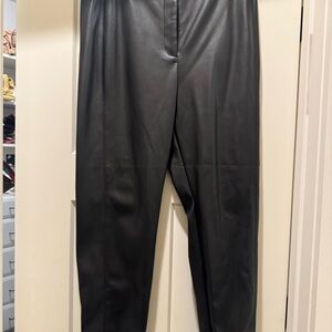 Women’s Black Leather Pants